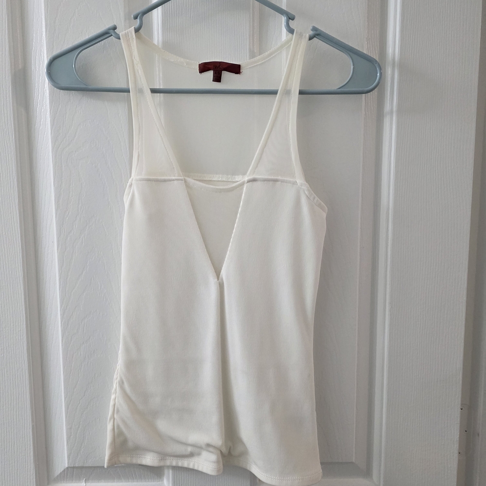 Women's Mesh V Neck Top